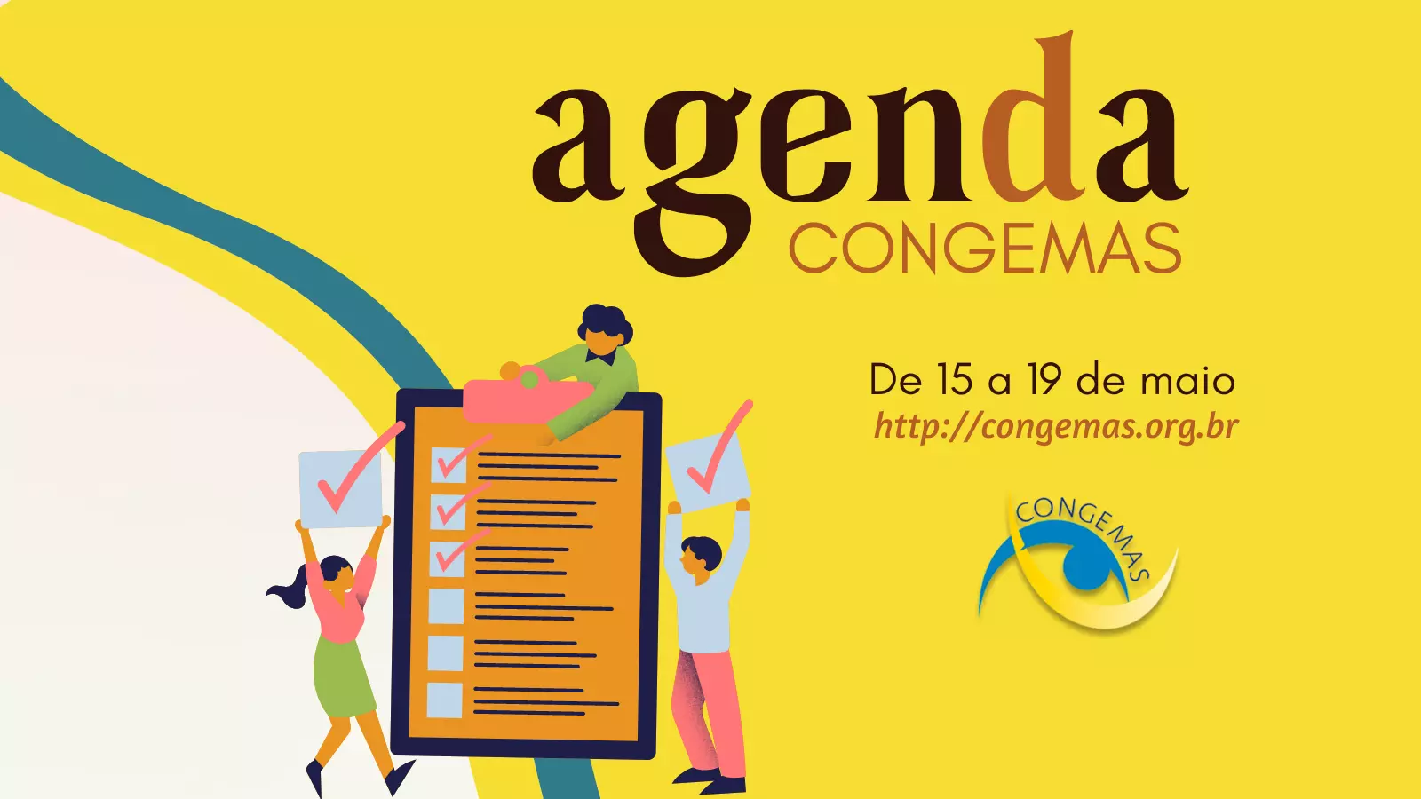 Agenda da semana! (De 15 a 19 de maio)